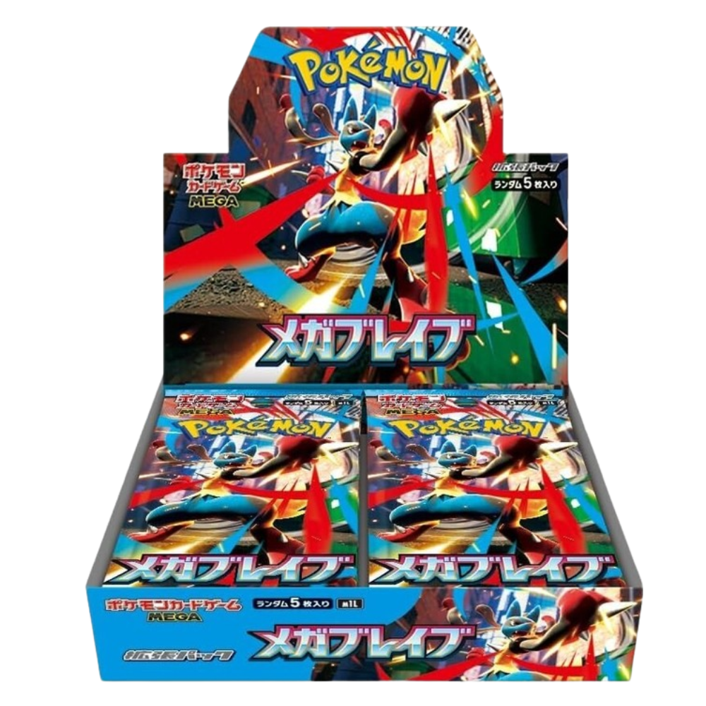 japanese booster box uk Mega Brave Booster Box [m1L] Japanese Pokemon – NMD Collectables