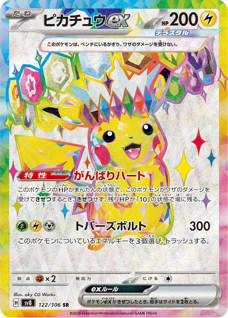 ポケモンカードゲーム 2022 POKEMON PIKACHU EX-MT PSA6 Pokemon TCG - WCS23 - 001/030 - Pikachu ex