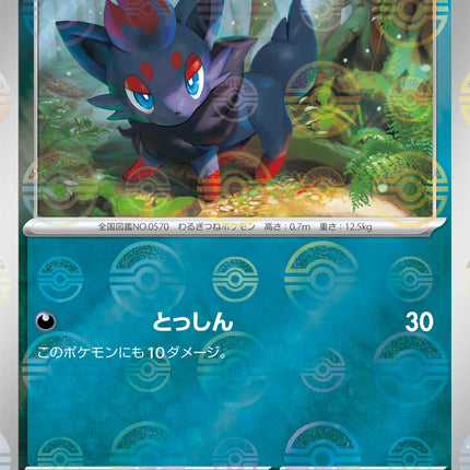 Zorua - 058/086 - Pokeball Reverse - White Flare