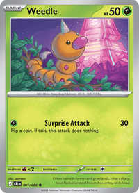 Weedle - 001/086 - Common