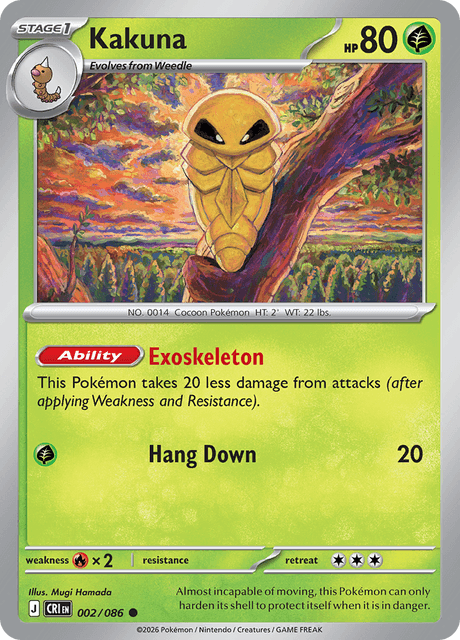 Kakuna - 002/086 - Reverse Holo