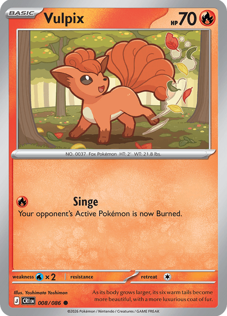 Vulpix - 008/086 - Common