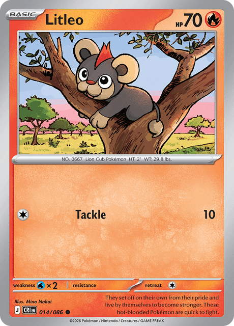 Litleo - 014/086 - Reverse Holo
