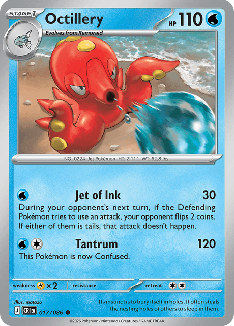 Octillery - 017/086 - Common
