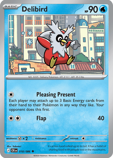 Delibird - 018/086 - Uncommon