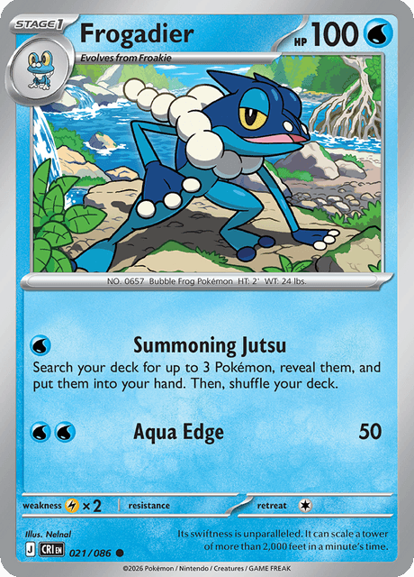 Frogadier - 021/086 - Common