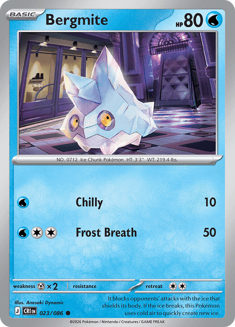 Bergmite - 023/086 - Reverse Holo