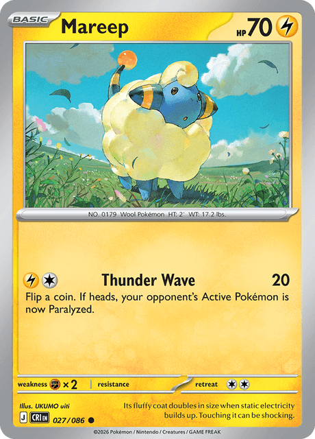 Mareep - 027/086 - Reverse Holo