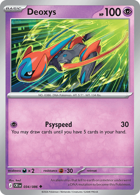 Deoxys - 034/086 - Reverse Holo
