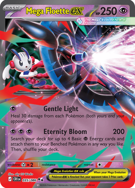 Mega Floette ex - 035/086 - Double Rare