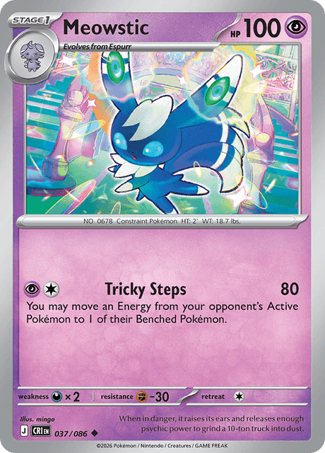 Meowstic - 037/086 - Reverse Holo