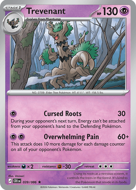 Trevenant - 039/086 - Rare