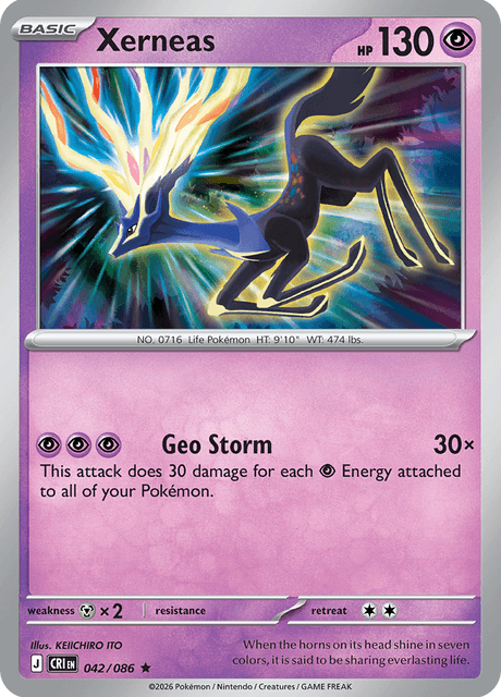 Xerneas - 042/086 - Rare