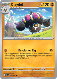 Claydol - 047/086 - Uncommon