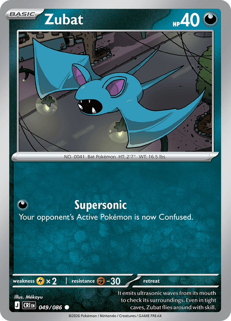 Zubat - 049/086 - Reverse Holo