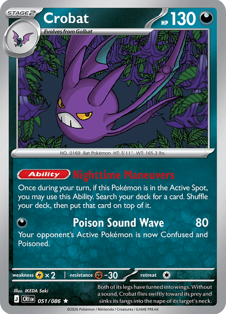 Crobat - 051/086 - Rare