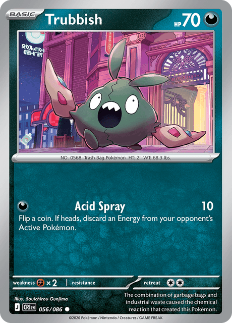 Trubbish - 056/086 - Reverse Holo