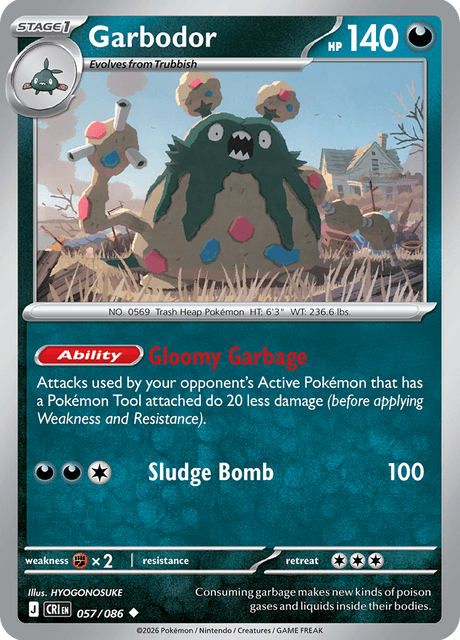 Garbodor - 057/086 - Uncommon