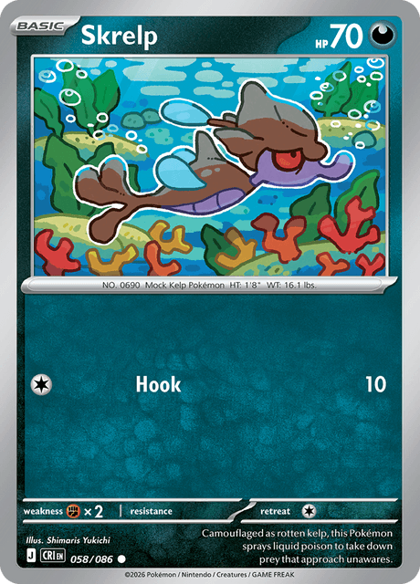 Skrelp - 058/086 - Reverse Holo