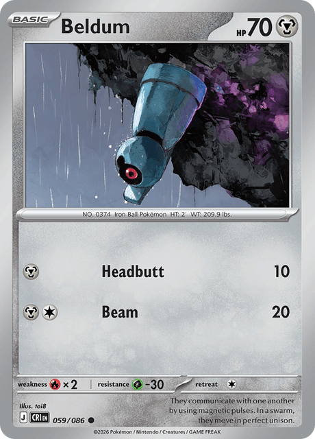 Beldum - 059/086 - Reverse Holo