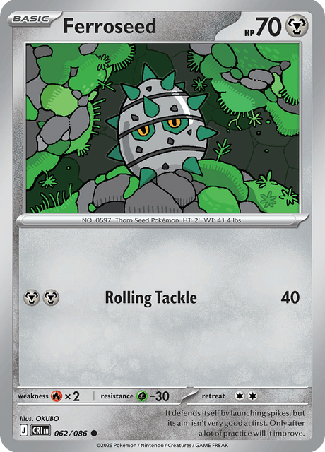 Ferroseed - 062/086 - Common