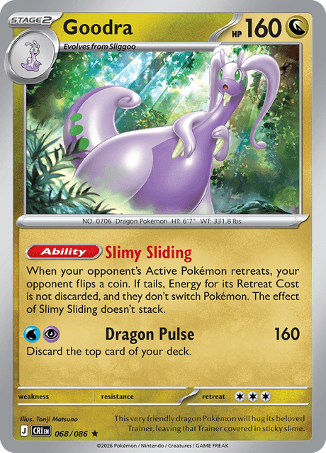 Goodra - 068/086 - Reverse Holo