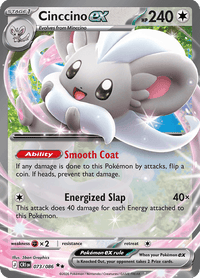 Cinccino ex - 073/086 - Double Rare