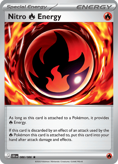 Nitro Fire Energy - 086/086 - Rare