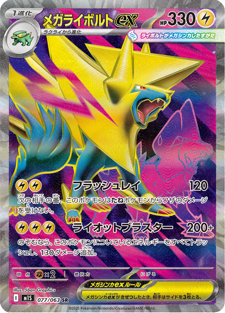 Mega Manectric ex - 077/063 - Secret Rare