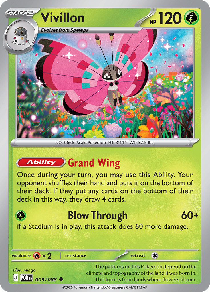 Vivillon - 009/088 - Uncommon