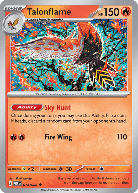 Talonflame - 014/088 - Uncommon