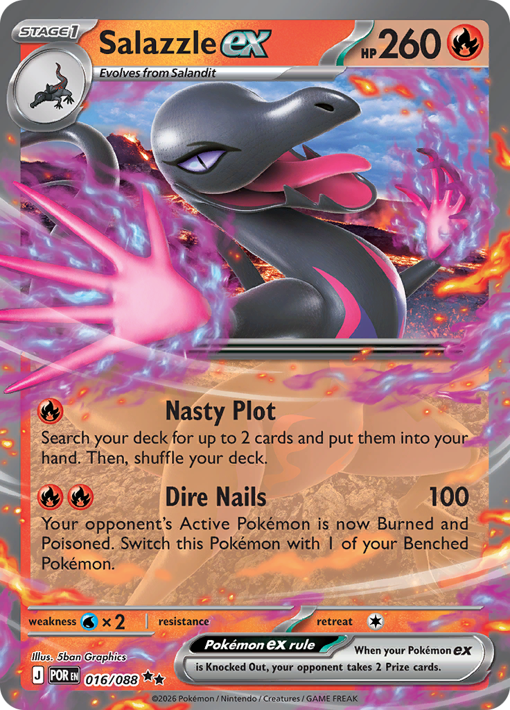 Salazzle ex - 016/088 - Double Rare