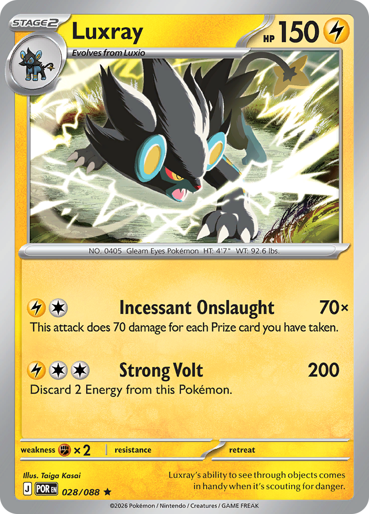 Luxray - 028/088 - Rare