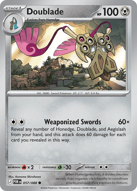 Doublade - 057/088 - Common