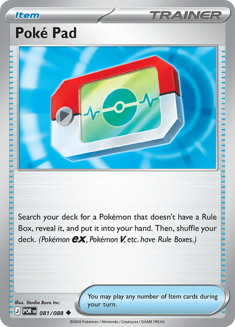 Poké Pad - 081/088 - Uncommon