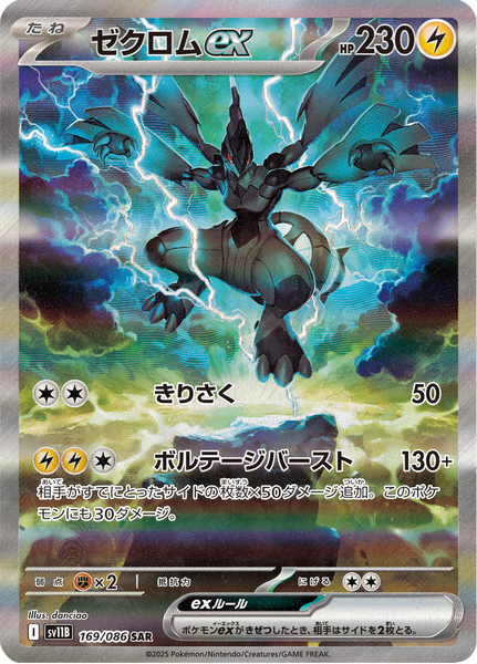 Zekromex/ゼクロムex BWR 172/086 Zekrom ex - 169/086 - Special Art Rare – NMD Collectables